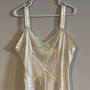 Victoria's Secret Cream Satin Fabric
